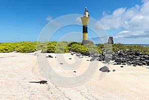Lighthouse on Espanola Island, Galapagos, Ecuador photo