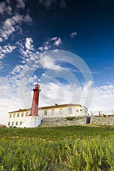 Lighthouse in Esposende, Northern Portugal photo