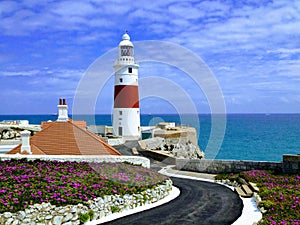 Lighthouse at Europe point, Gibraltar photo