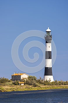 lighthouse Faraman, Salin de Giraud, Provence-Alpes-Cote d'Azur, France