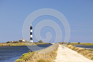 lighthouse Faraman, Salin de Giraud, Provence-Alpes-Cote d'Azur, France