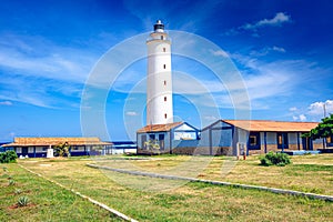 Lighthouse Faro de Punta de MaisÃ­, the easternmost point of Cuba. Guantanamo