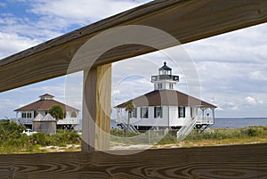 Lighthouse and Fence