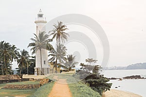 Lighthouse in Fort Galle
