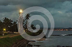 A lighthouse in Galle fort