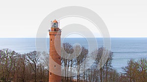 Lighthouse in Gaski, Zachodniopomoskie, Poland