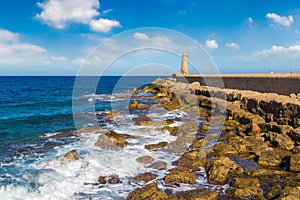 The lighthouse in Girne