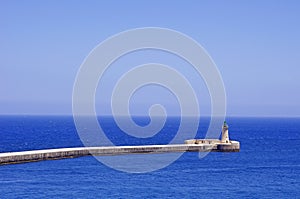 Lighthouse in Grand Harbour