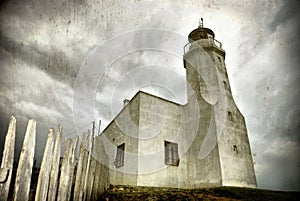 Lighthouse (grunge image)