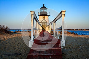Lighthouse Guarding the Harbor photo