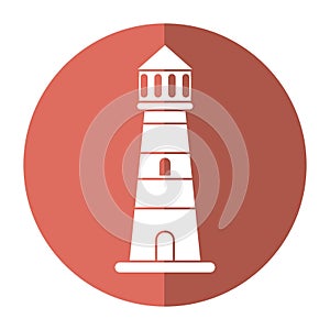 lighthouse guide sea shadow