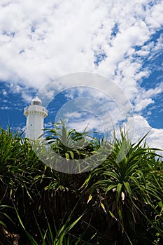 The Lighthouse in HIGASHI HENNA Cape, Okinawa Prefecture/Japan