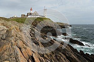 Lighthouse on the high cliffs