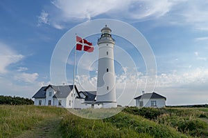 Lighthouse of Hirtshals in denmark