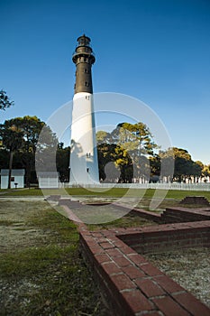 Lighthouse in Hunting Island State Park, South Carolina