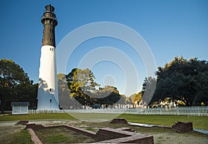 Lighthouse at Hunting Island State Park, South Carolina, Beaufort photo