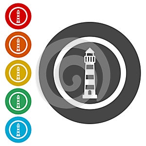 Lighthouse Icon Vector