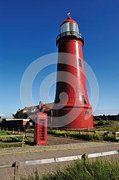 Lighthouse in IJmuiden The Netherlands