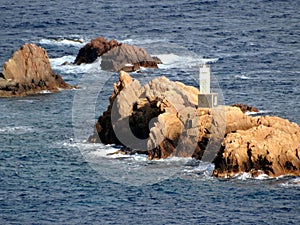 Lighthouse in Illes Formigues