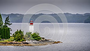 Lighthouse in the Inside Passage of British Columbia