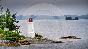 Lighthouse in the Inside Passage of British Columbia