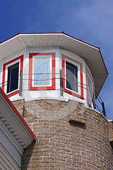 Lighthouse inspired architecture of small Midweste