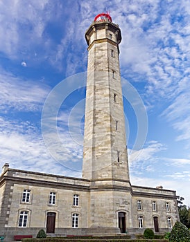 Lighthouse on the island of ile de re.