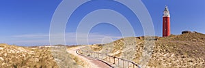 Lighthouse on the island of Texel in The Netherlands photo