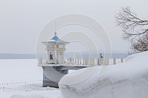 Lighthouse at Jingyuetan National Forest Park Changchun, China