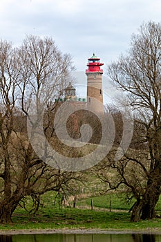 Lighthouse at Kap Arkona, Island of Ruegen, Germany