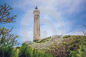 Lighthouse Ke Ba on the island of Hong Ba, Vietnam