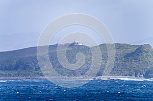 Lighthouse and keepers home on Hornos Island by Cape Horn