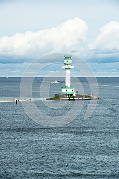 Lighthouse in Kiel, Baltic Sea