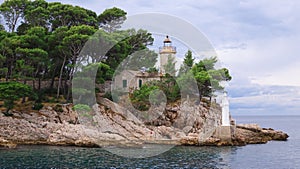 Lighthouse on Kolocep Island near Dubrovnik