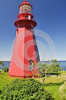 Lighthouse at La Martre in Quebec