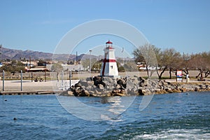 Lighthouse on Lake Havasu Arizona