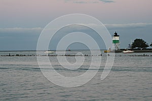 Lighthouse on Lake Michigan 3