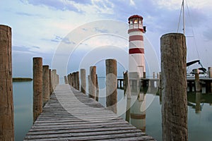 Lighthouse At Lake Neusiedl