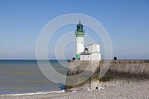 Lighthouse in Le Treport photo