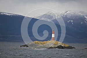 Lighthouse Les Eclaireurs on the Beagle Channel photo