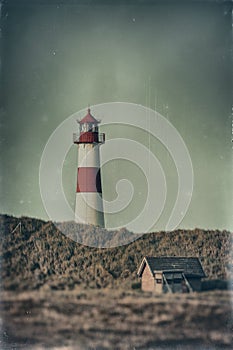 Lighthouse List-Ost on the island Sylt
