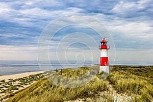 Lighthouse List Ost on the island Sylt photo