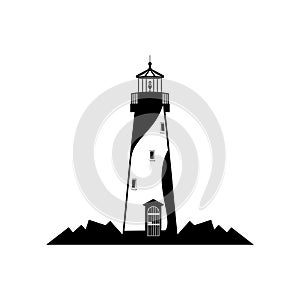Lighthouse logo vector