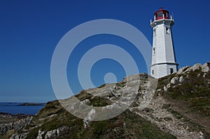 Lighthouse at Louisbourg photo