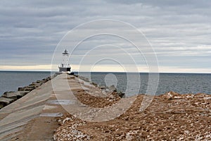 Lighthouse in Ludington MI