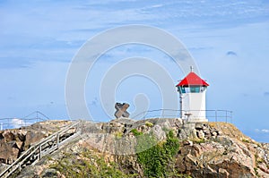 Lighthouse, Lysekil, Bohuslan, Sweden photo