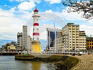 Lighthouse in Malmo, Sweden