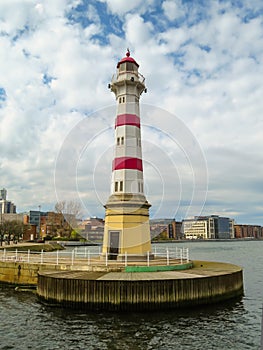 Lighthouse in Malmo, Sweden