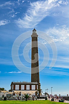 Lighthouse in Maspalomas (Faro de Maspalomas) on Grand Canary (Gran Canaria)