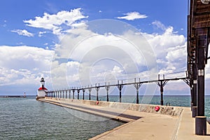 Lighthouse at Michigan City, Indiana